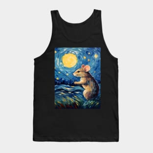 Van Gogh's Mouse Tank Top